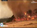 وقوع «گردبادهای آتش» در استرالیا درپی گرما و آتش‌سوزی‌های بی‌سابقه 