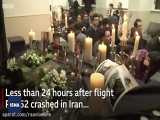 مراسم یادبود قربانیان هواپیمای اوکراینی در دانشگاه تورنتو.