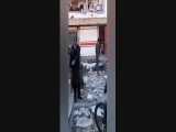 انفجار و تخریب یک منزل مسکونی بر اثر نشت گاز در خیابان زرین کوب اصفهان 