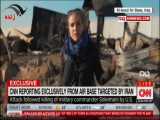 اولین تصاویر CNN از  پایگاه نظامی عین الاسد پس از حمله موشکی ایران