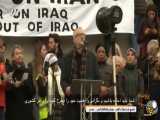 تجمع ضد جنگ با ایران در لندن