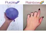 Purple or rainbow