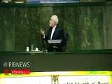 ظریف در مجلس: دشمن در مقابل مردم ایران احساس ضعف می‌کند