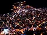 فیلم هوایی از شب شهر آلانیا