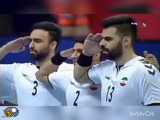 سلام نظامی بازیکنان باغیرت تیم ملی هندبال به پرچم ایران