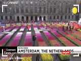 گل های رنگارنگ در روز ملی لاله در هلند