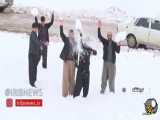 برف بازی در کرمانشاه، شیراز، اصفهان و طراوت  باران در اهواز
