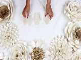 آموزش ساخت گل کاغذی - ساخت گل کاغذی مخصوص عروسی طرح 2