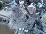 تصاویر پهپاد از حجم تخریب ها پس از زلزله ترکیه