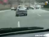 تعقيب و گريز راننده مست در تهران - ويديو