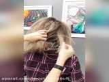 استفاده از کراتین برای آرایش موی فر شده