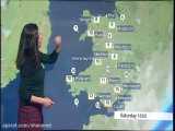 Behnaz Akhgar - BBC Wales Weather 25Oct2019 بهناز اخگر اخبار هواشناسی