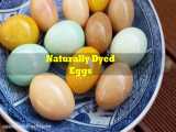 آموزش رنگ کردن تخم مرغ های عید با رنگ های طبیعی
