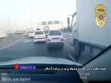 عملیات تعقیب خودروی پراید مسروقه در بزرگراه آزادگان تهران