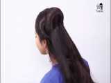 3 مدل موی هندی دخترانه برای مهمانی و عروسی