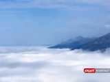 اقیانوسی از ابرهای رقصنده در فیلبند مازندران
