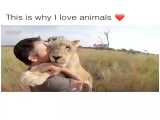 محبت بین حیوانات و انسان ها | حتما تماشا کنید
