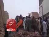۱۴ کشته و زخمی در ریزش ساختمان ۳ طبقه در پاکستان 
