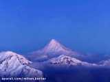 سازنده این ویدئو یک شب کامل تو زمستون رو قله توچال وایستاده