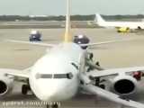 تخلیه اضطراری ۱۶۳ مسافر پرواز هواپیمایی پگاسوس در فرودگاه دوسلدورف آلمان