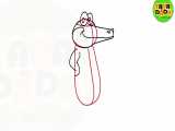 آموزش مجازی  نقاشی ساده برای  خردسالان 6