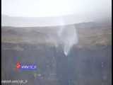 برعکس شدن جریان یک آبشار در ایرلند