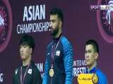 قهرمانی تیم ملی کشتی فرنگی در رقابت های آسیایی