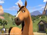 انیمیشن سوارکار اسب آزاد