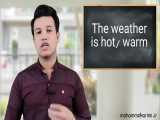 آموزش مکالمه زبان انگلیسی | آب و هوا درانگلیسی 