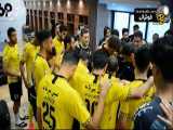 رختکن تیم سپاهان بعد از بازی لغو شده در برابز پرسپولیس