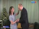 روزنامه نگار نابینا پوتین را لمس کرد