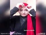 طرح های دخترانه بستن شال روسری
