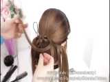 آموزش مدل مو دخترانه شینیون برای موهای کوتاه-مومیس مشاور و مرجع تخصصی مو 