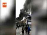 آتش سوزی هتل ادریس مشهد 