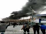 آتش سوزی شدید هتل ادریس مشهد