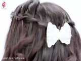 آموزش مدل موی مجلسی دخترونه - بافت موی آبشاری