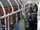 ضدعفونی کردن متروها و اتوبوس‌های تهران برای مقابله با کرونا