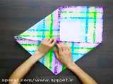 29 ترفند و اموزش اوریگامی ساده و سه بعدی با کاغذ رنگی
