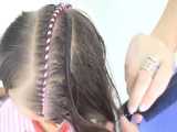 آموزش مدل مو بچه گانه دختر با ربان- مومیس مشاور و مرجع تخصصی مو 