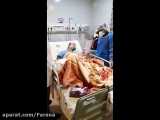 درمان بیمار توسط پزشک قمی در بستر بیماری