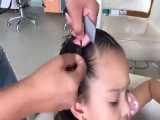 آموزش مدل مو دخترانه دم اسبی با بافت- مومیس مشاور و مرجع تخصصی مو 