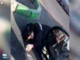 کرونا در ایران | زن مبتلا به کرونا در کرج کنار خیابان افتاده است