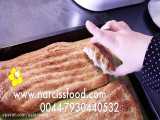 طرز پختن نان بربری بازاری با توضیح کامل در سه سوت Naan Barbari  | ا HD