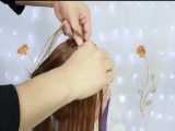 آموزش مدل مو دخترانه با بافت و گره- مومیس مشاور و مرجع تخصصی مو 