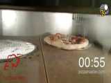 پخت پیتزا در فر صندوقی برقی پیتزا مستر