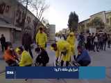 ضدعفونی کردن بازار وکیل شیراز برای مقابله با کرونا