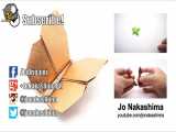 اوریگامی - آموزش - پروانه کاغذی - ORIGAMI BUTTERFLY