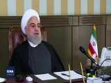 گفت‌وگوی روحانی با مدیران بیمارستان امام خمینی بصورت ویدئو کنفرانس 