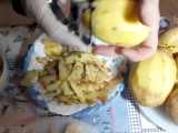 طرز تهیه میگو سوخاری با پوره سیب زمینی همراه با سس تارتار با (عمه کتی و عمو فرها