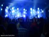 استوک فوتیج رقص نور کنسرت موسیقی Crowd At Big Music Concert